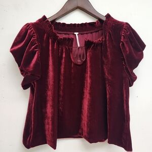 Free People Velvet Top
